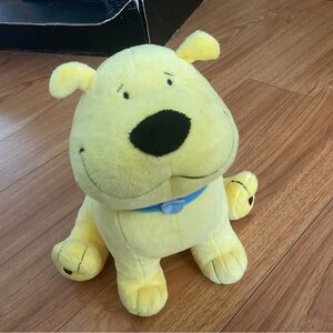 Kohl's Yellow Plush Puppy with Blue Collar